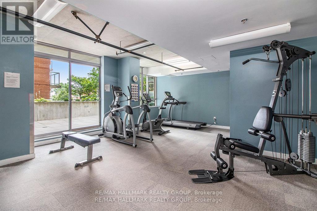 405 - 179 George Street, Ottawa, ON - Indoor Photo Showing Gym Room