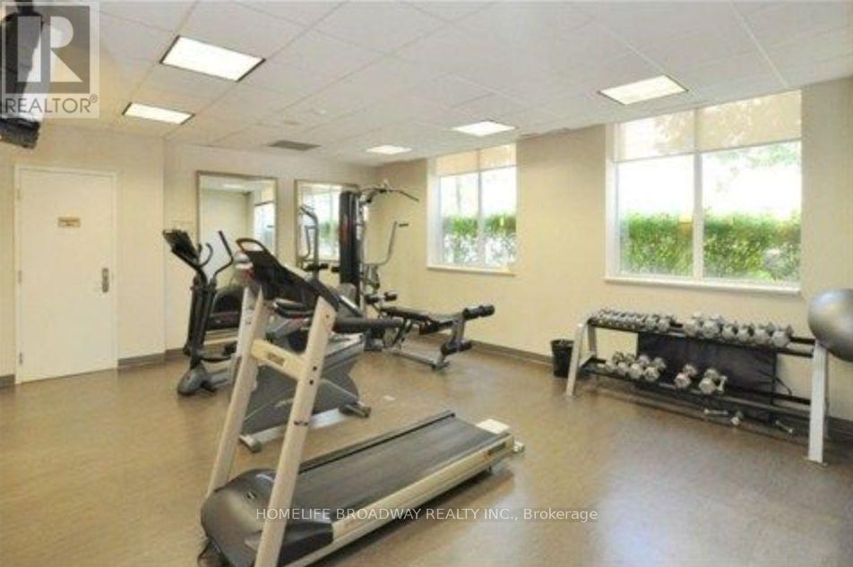 Exercise Room 2 - 315 - 2 Clairtrell Road, Toronto, ON - Indoor Photo Showing Gym Room