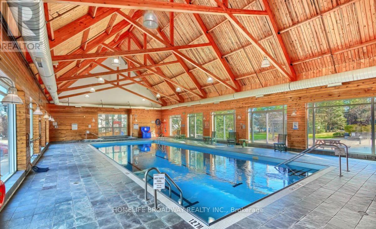 Indoor Pool - 1709 - 2155 Burnhamthorpe Road W, Mississauga, ON - Indoor Photo Showing Other Room With In Ground Pool