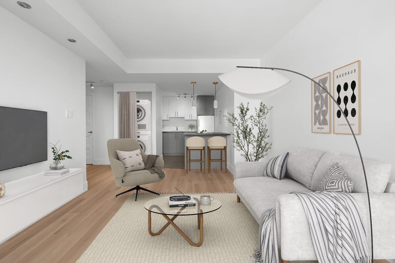 Vue d'ensemble - 606-600 Av. Wilfrid-Laurier, Québec (La Cité-Limoilou), QC - Indoor Photo Showing Living Room