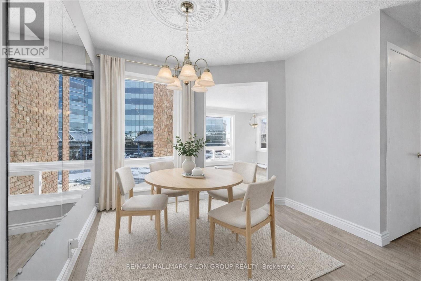 Virtually Staged - 206 - 316 Savard Avenue, Ottawa, ON - Indoor Photo Showing Dining Room