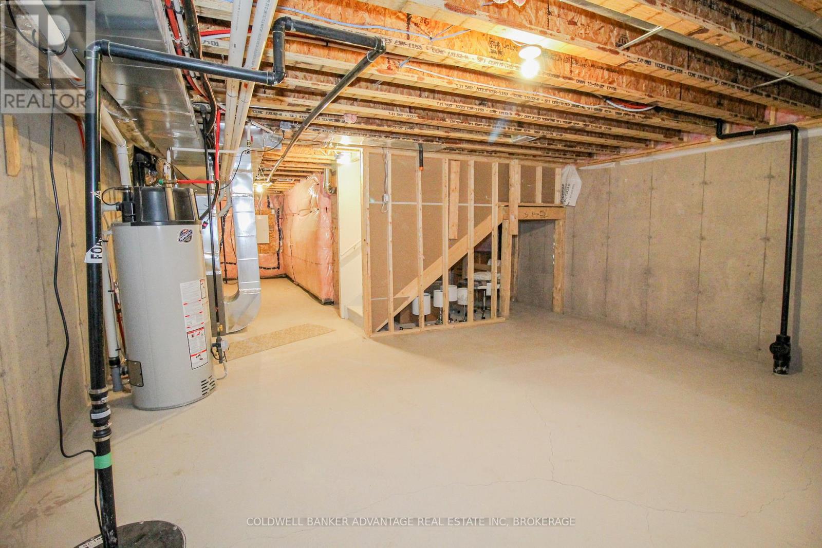 Unfinished Basement - Recreation Room - 77 Keelson Street, Welland (Dain City), ON - Indoor Photo Showing Basement