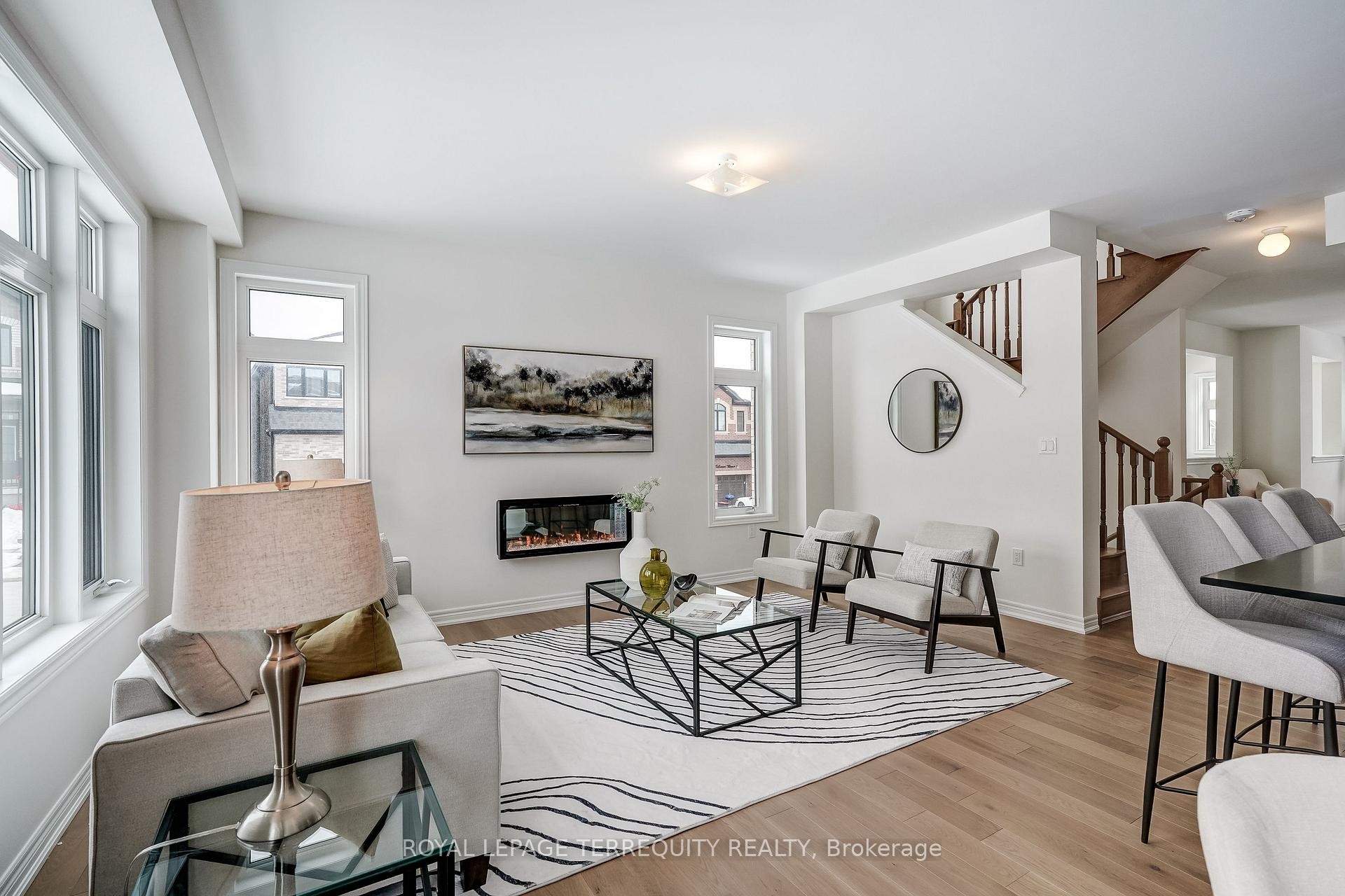 2964 Starlight Drive, Pickering, ON - Indoor Photo Showing Other Room With Fireplace