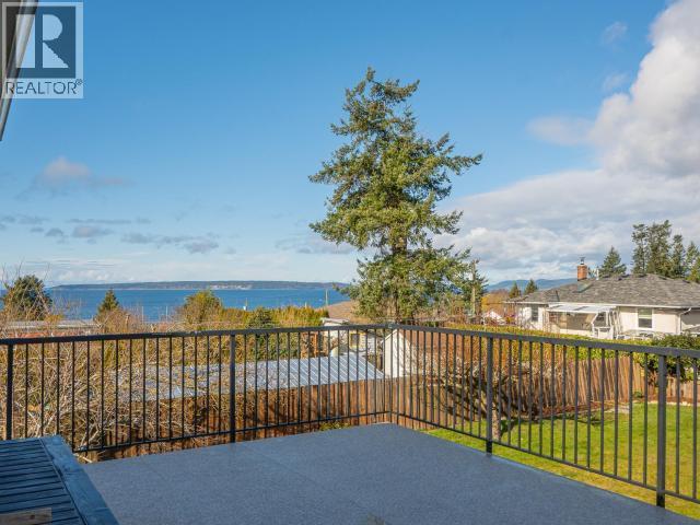 6937 Jasper Street, Powell River, BC - Outdoor With Body Of Water With Deck Patio Veranda With View