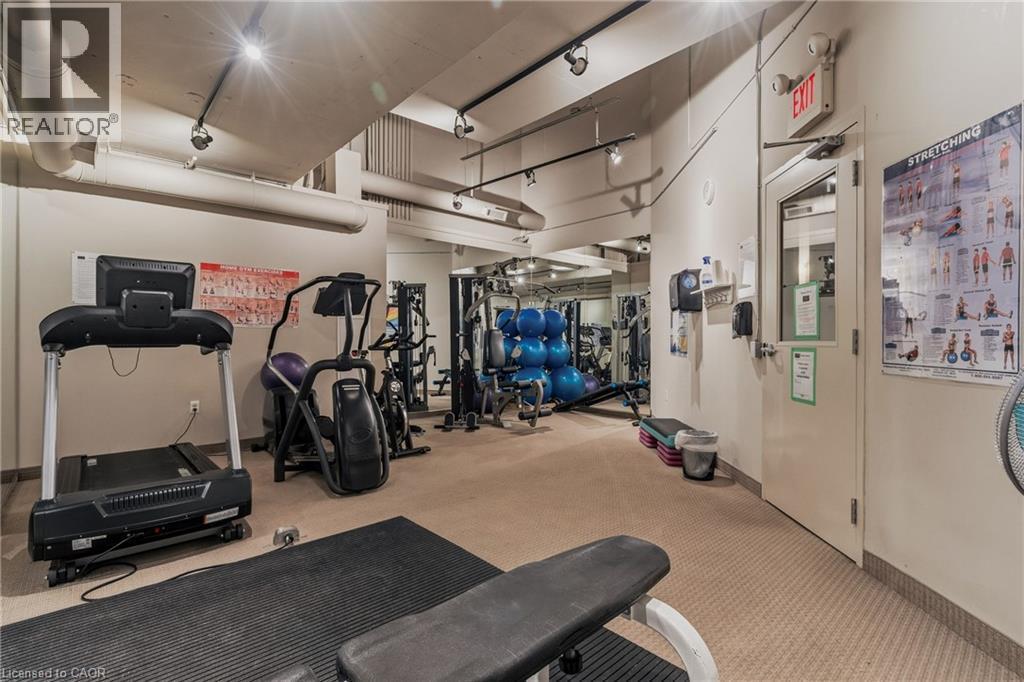 66 Bay Street S Unit# 504, Hamilton, ON - Indoor Photo Showing Gym Room