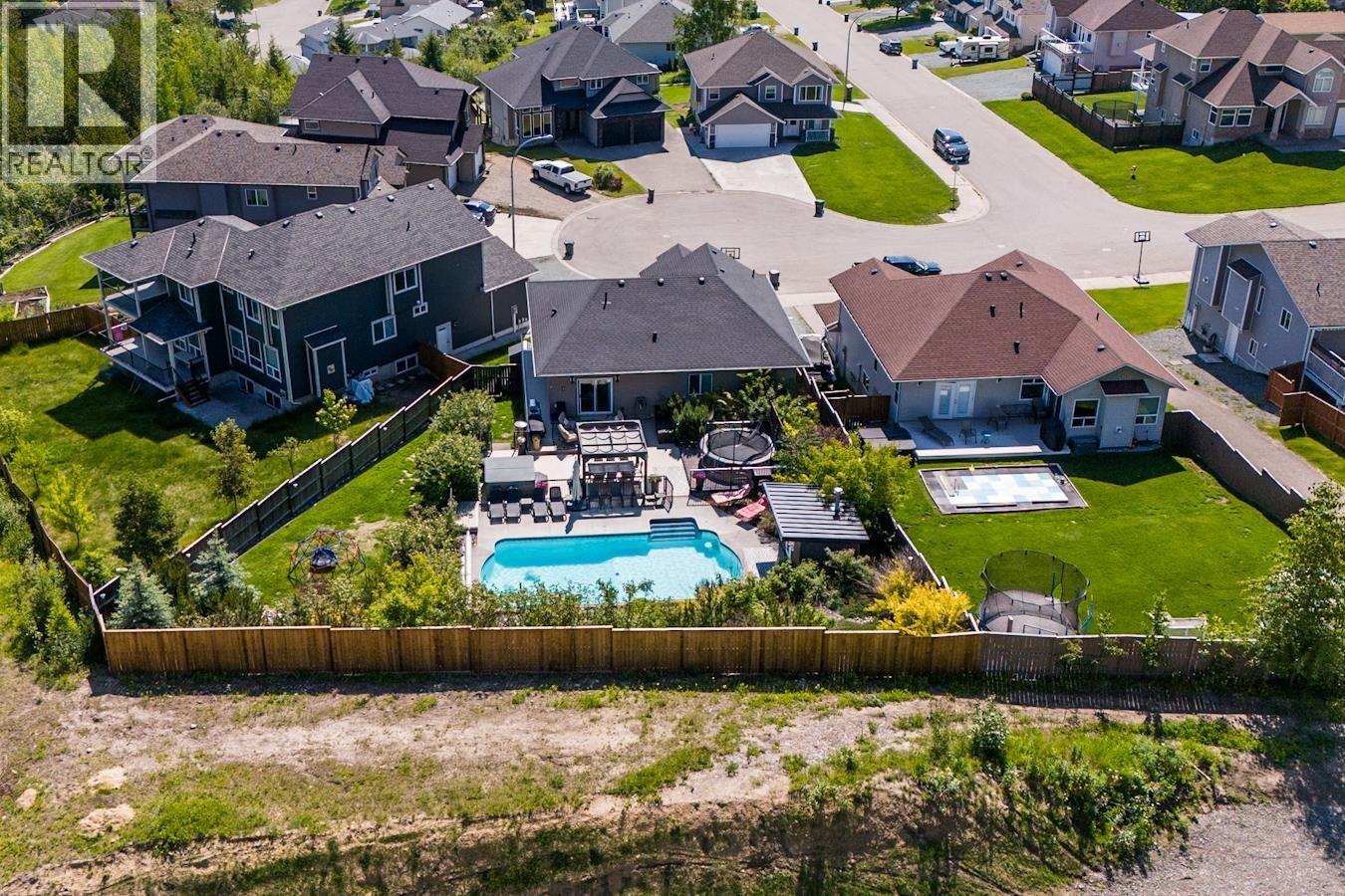 7603 Grayshell Road, Prince George, BC - Outdoor With In Ground Pool