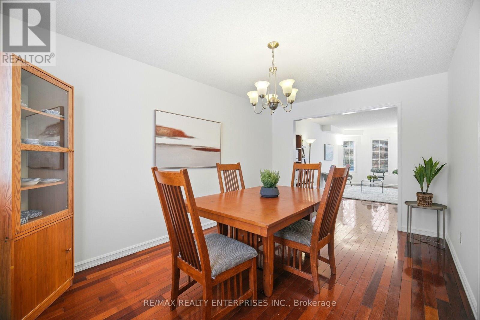 Seamless flow from Living Room and Kitchen - 1104 Feeley Court, Mississauga, ON - Indoor Photo Showing Dining Room