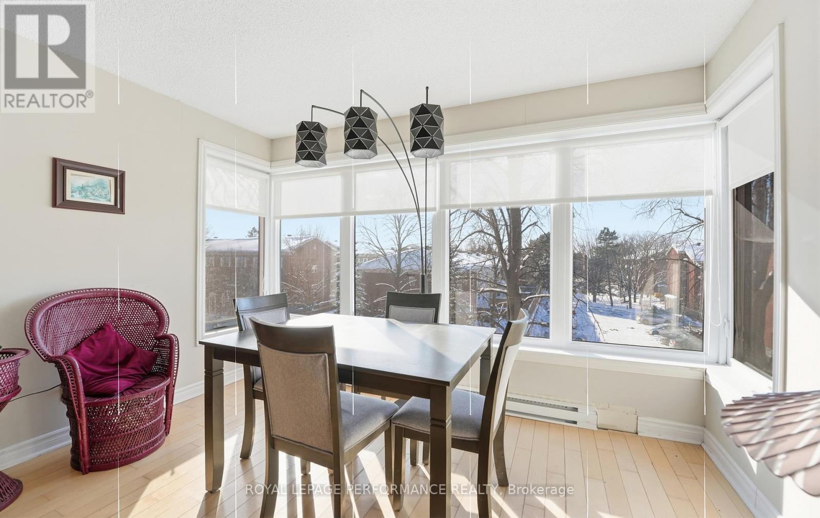 All windows replaced in 2024 - 412 - 225 Alvin Road N, Ottawa, ON - Indoor Photo Showing Dining Room