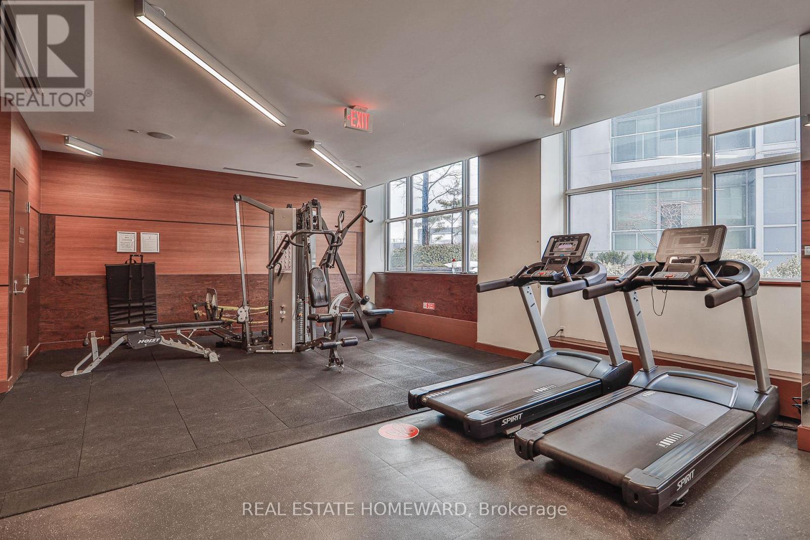 2806 - 2015 Sheppard Avenue E, Toronto, ON - Indoor Photo Showing Gym Room