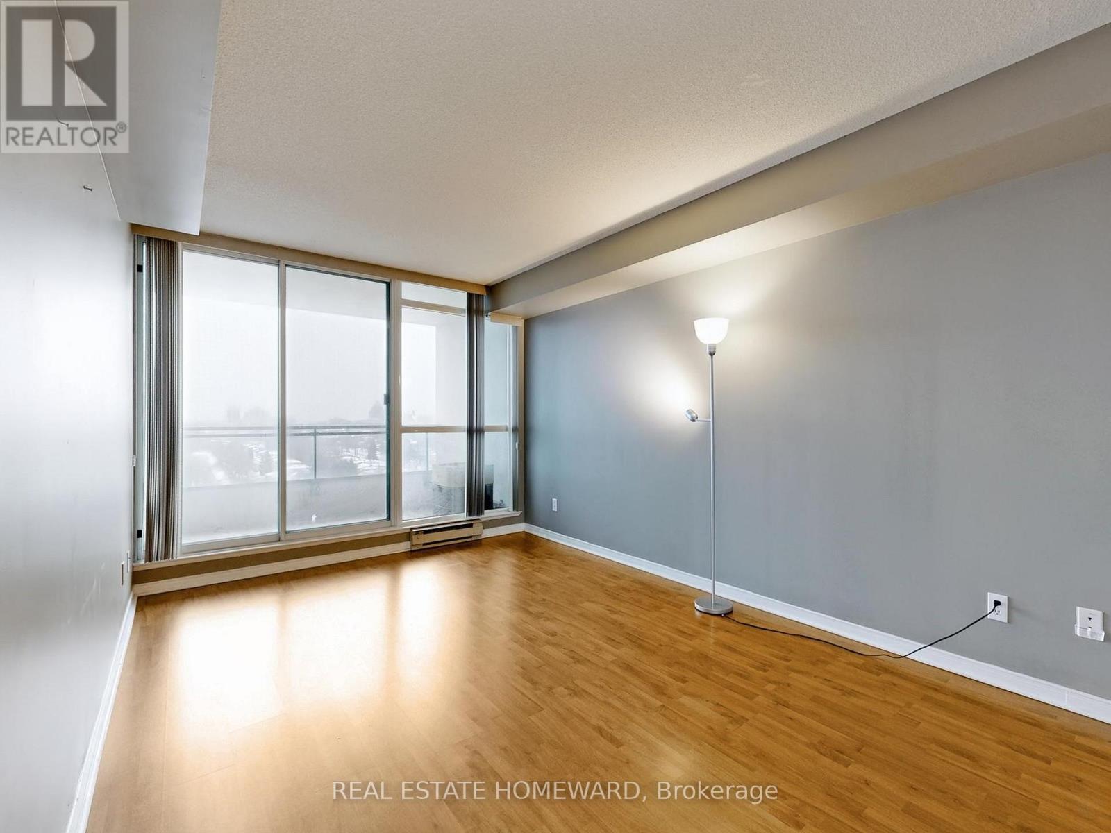 Primary Bedroom with Walk-out to Balcony - 1116 - 4725 Sheppard Avenue E, Toronto, ON - Indoor Photo Showing Other Room