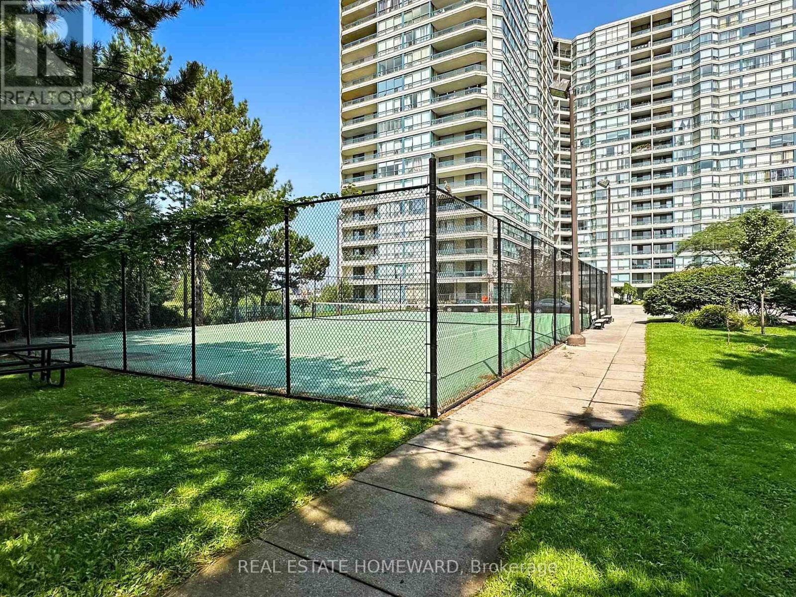 Tennis Court - 1116 - 4725 Sheppard Avenue E, Toronto, ON - Outdoor With Balcony With Facade