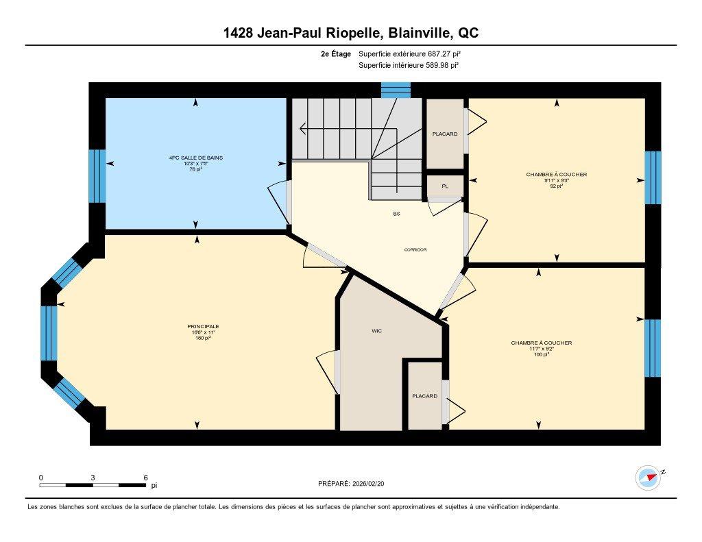 Plan (croquis) - 1428 Rue Jean-Paul-Riopelle, Blainville, QC - Other