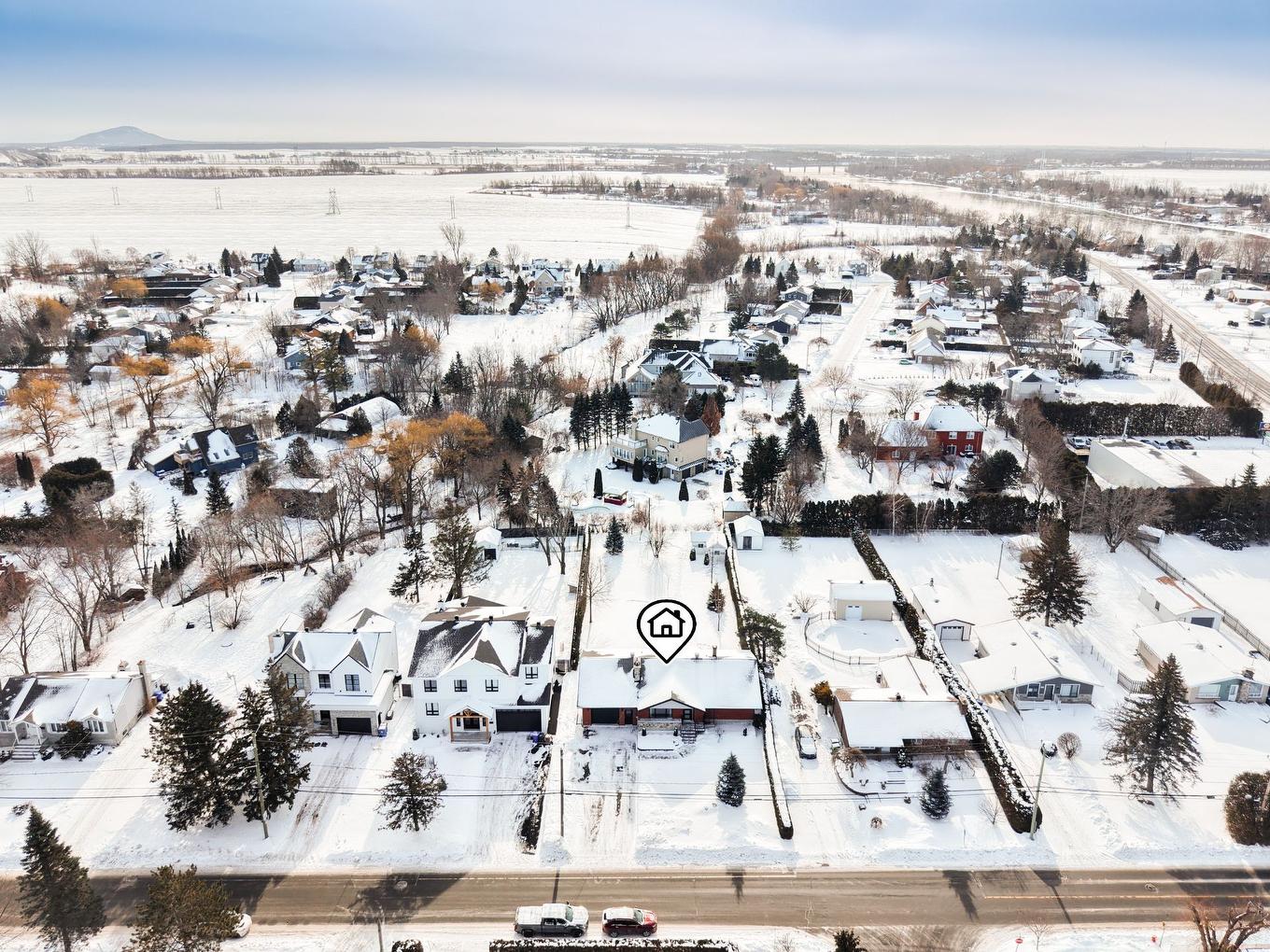 Photo aérienne - 301 Ch. De Marieville, Richelieu, QC - Outdoor With View