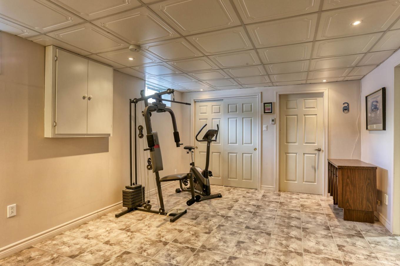 Salle familiale - 3430 Rue De Lyon, Trois-Rivières, QC - Indoor Photo Showing Gym Room