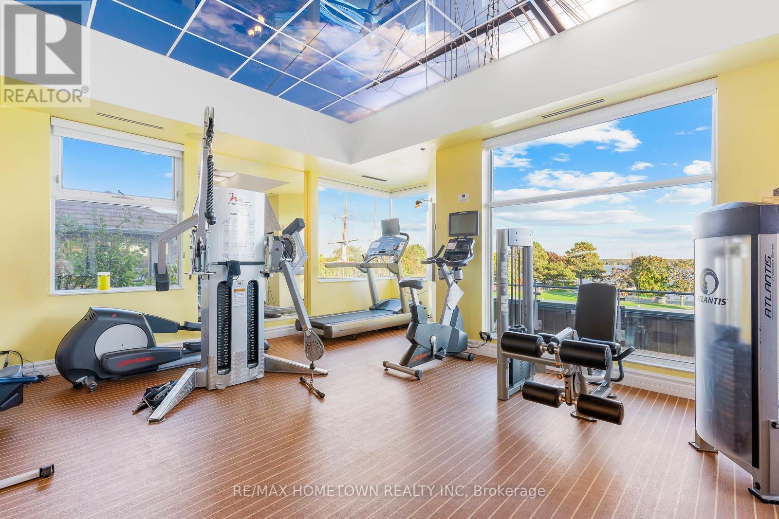 1205 - 15 St Andrew Street, Brockville, ON - Indoor Photo Showing Gym Room