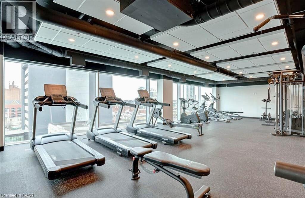 60 Frederick Street Unit# 2805, Kitchener, ON - Indoor Photo Showing Gym Room