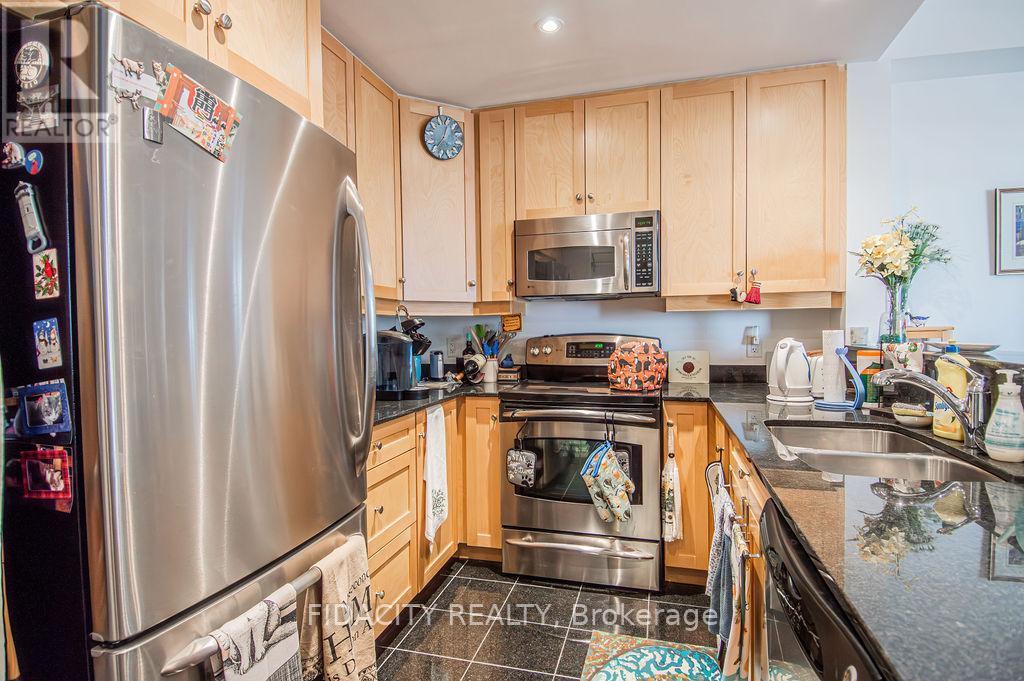 503 - 320 Mcleod Street, Ottawa, ON - Indoor Photo Showing Kitchen With Double Sink