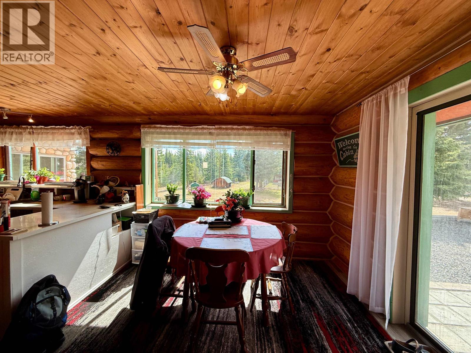 2875 Spout Lake Road, Lac La Hache, BC - Indoor Photo Showing Dining Room