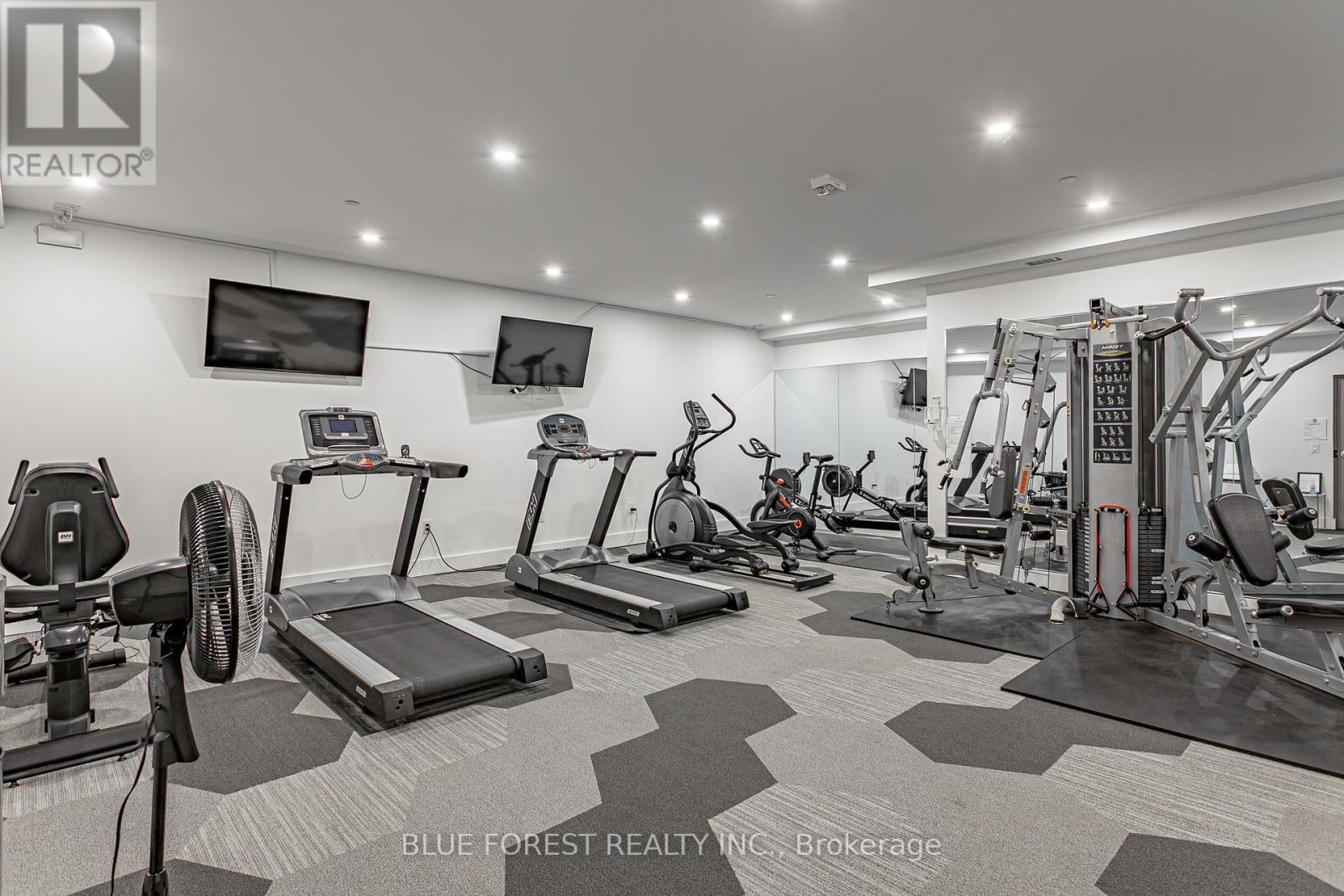 406 - 1200 Commissioners Road W, London South (South B), ON - Indoor Photo Showing Gym Room