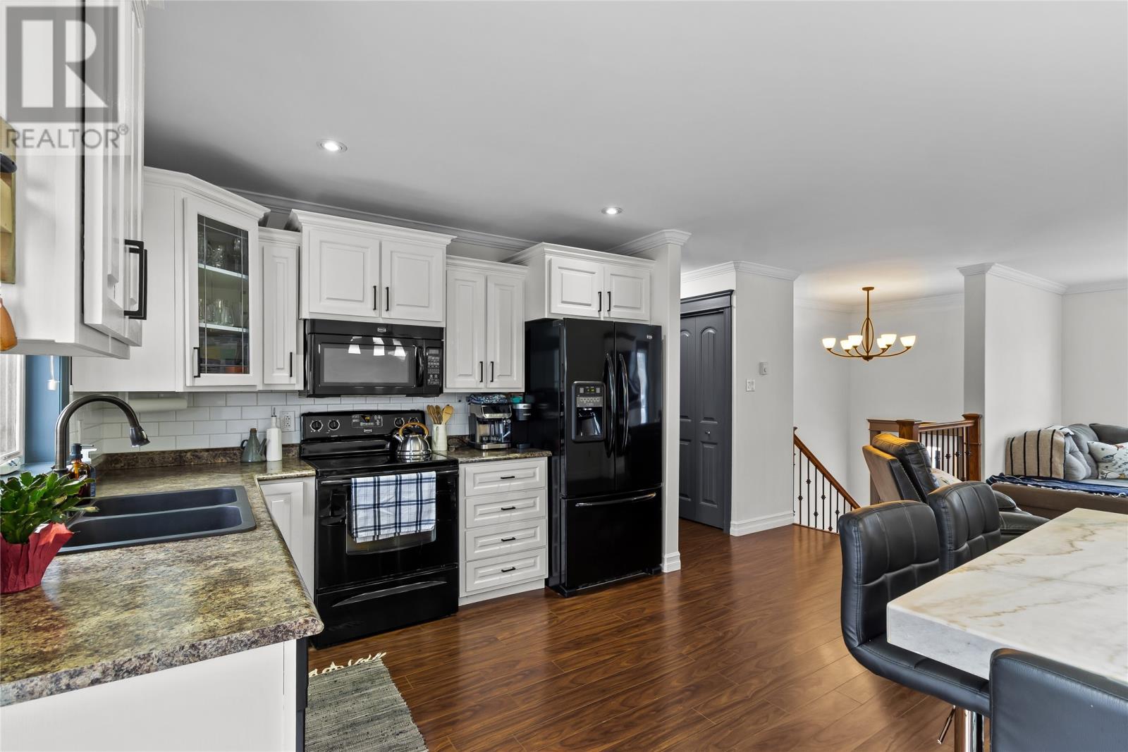 14 Humphrey Street, Placentia, NL - Indoor Photo Showing Kitchen With Double Sink