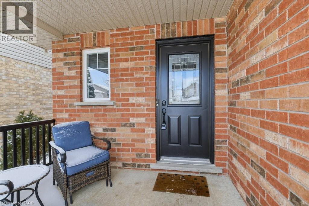 Warm and welcoming porch - 26 Helena Feasby Street, Kitchener, ON - Outdoor With Deck Patio Veranda With Exterior
