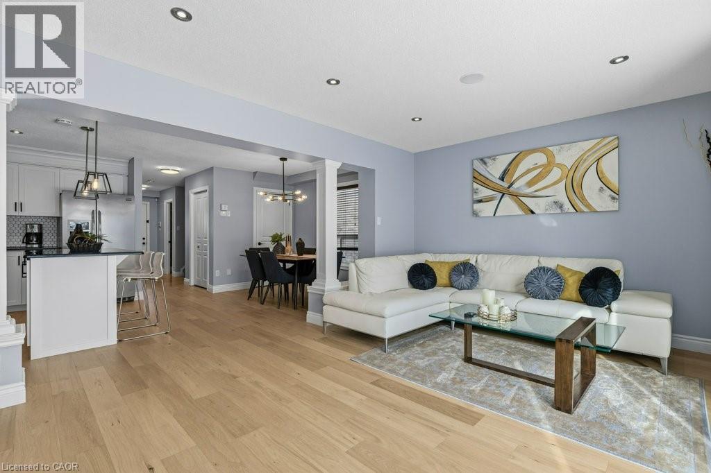 Tons of natural light and room for the whole family - 26 Helena Feasby Street, Kitchener, ON - Indoor Photo Showing Living Room