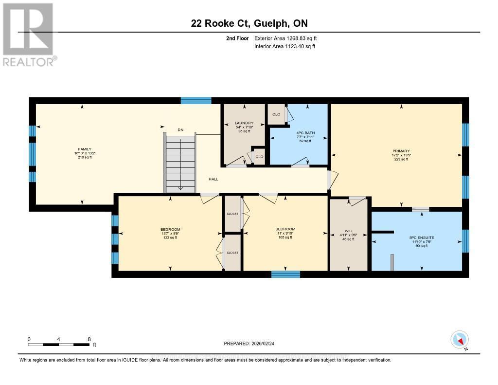 Second Floor - 22 Rooke Court, Guelph (Willow West/Sugarbush/West Acres), ON