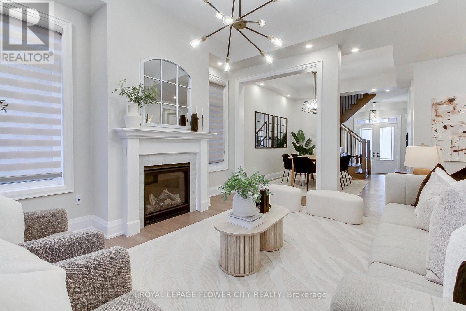 3379 Post Road, Oakville, ON - Indoor Photo Showing Living Room With Fireplace