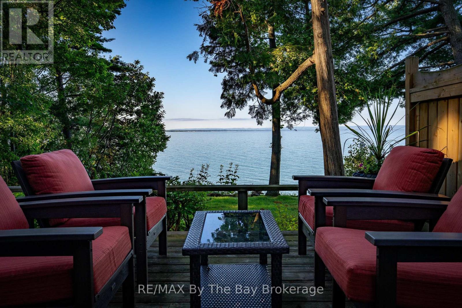 38 Willow Drive, Tiny, ON - Outdoor With Body Of Water With Deck Patio Veranda