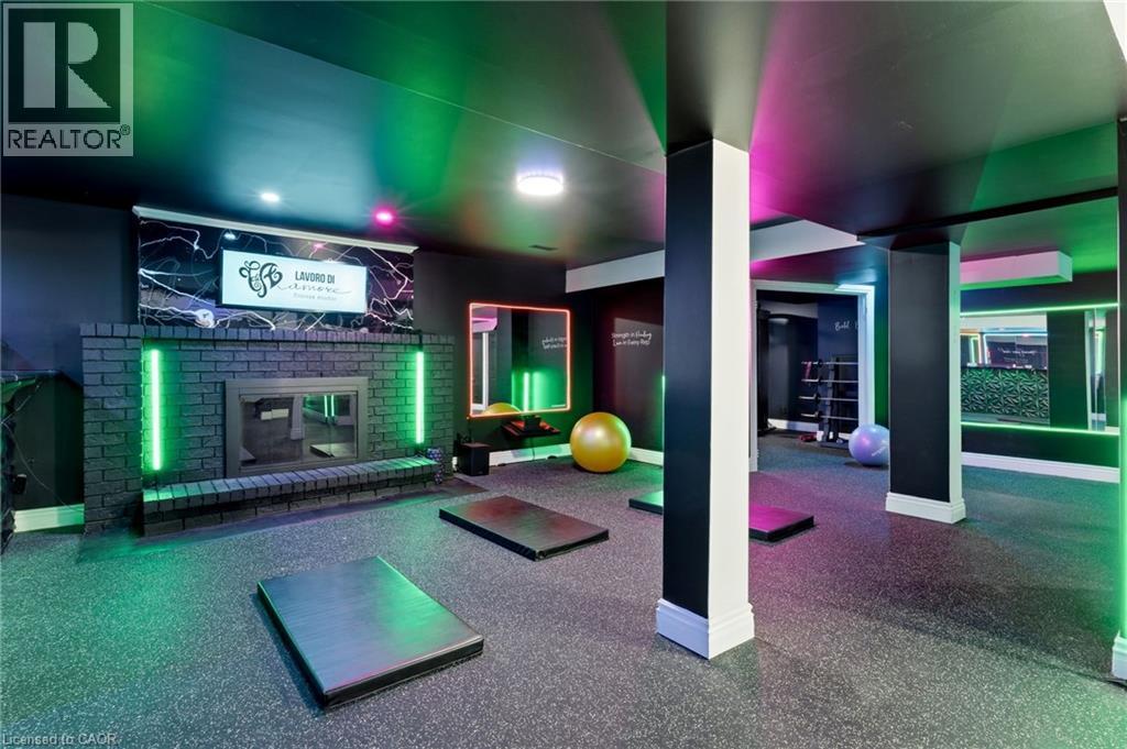 117 Miller Drive, Ancaster, ON - Indoor Photo Showing Other Room With Fireplace