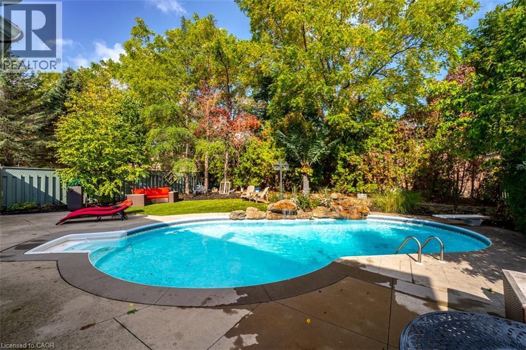 117 Miller Drive, Ancaster, ON - Outdoor With In Ground Pool With Backyard