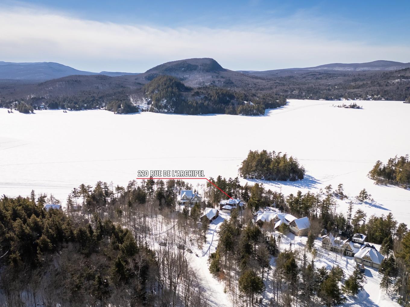 Photo aérienne - 220 Rue De L'Archipel, Saint-Denis-De-Brompton, QC - Outdoor With View
