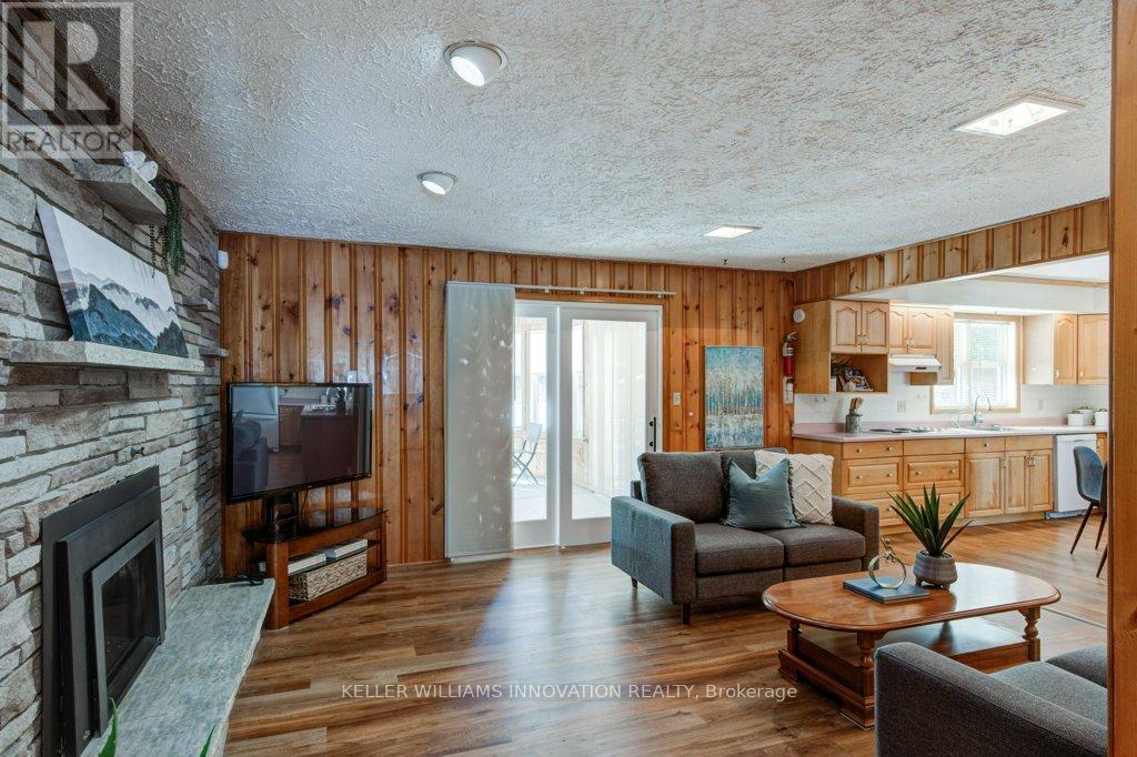 6691 Perth Line 44, West Perth, ON - Indoor Photo Showing Living Room With Fireplace