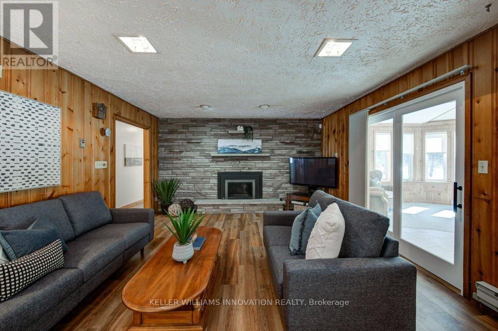 6691 Perth Line 44, West Perth, ON - Indoor Photo Showing Living Room With Fireplace