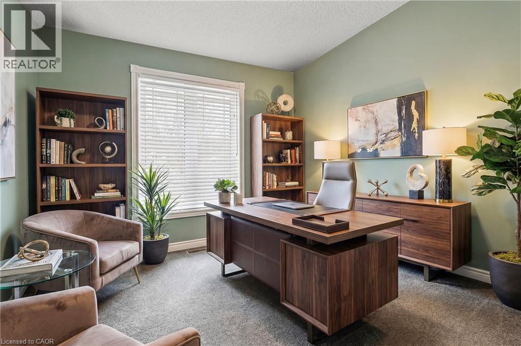 Virtually Staged - 3602 Glen Elgin Drive, Jordan, ON - Indoor Photo Showing Office