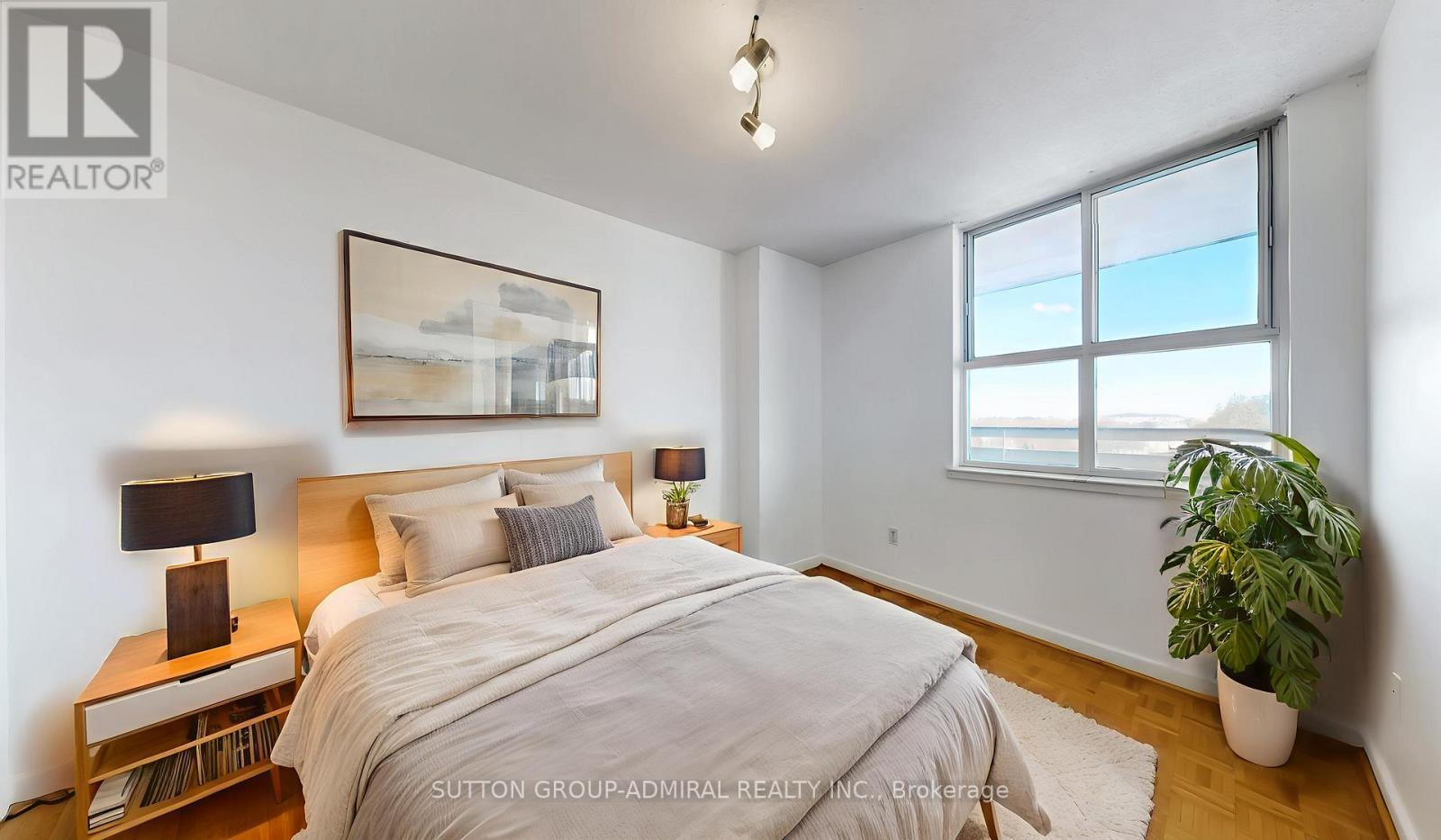 Virtually Staged Photo - 901 - 80 Inverlochy Boulevard, Markham, ON - Indoor Photo Showing Bedroom