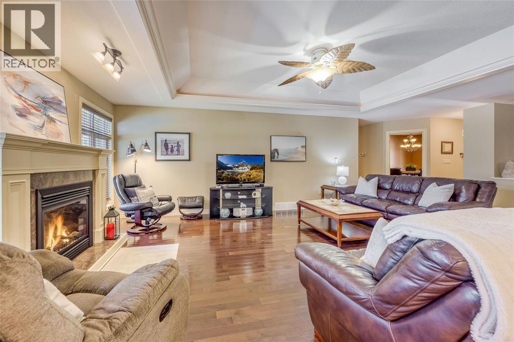216 Gemstone Court, Sarnia, ON - Indoor Photo Showing Living Room With Fireplace