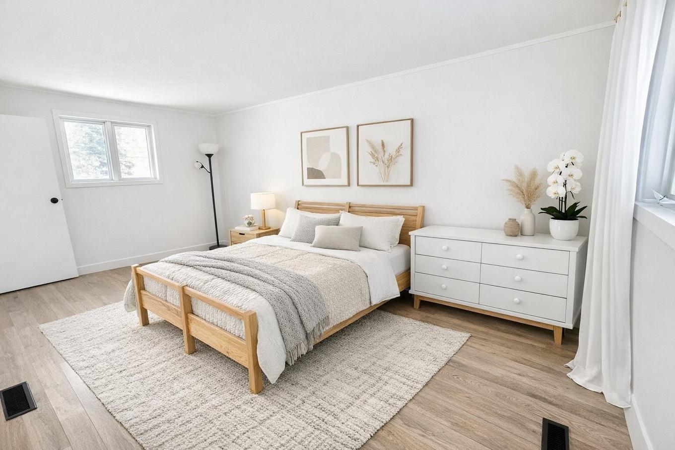Chambre à coucher principale - 1671 Ch. De Rockway Valley, Amherst, QC - Indoor Photo Showing Bedroom