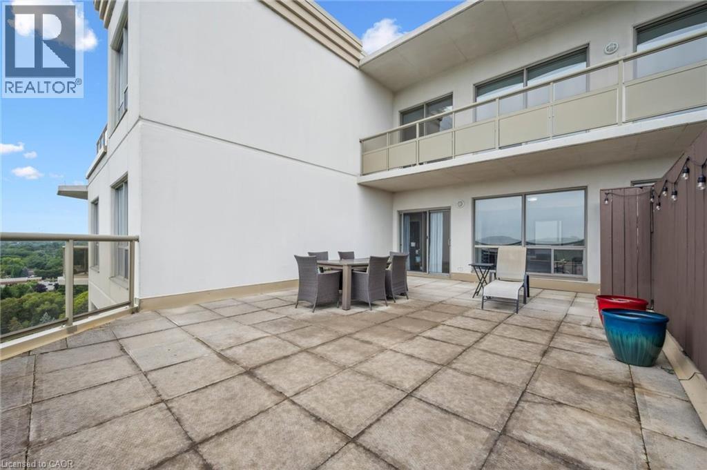 Private Terrace - 255 Keats Way Unit# 1303, Waterloo, ON - Outdoor With Exterior