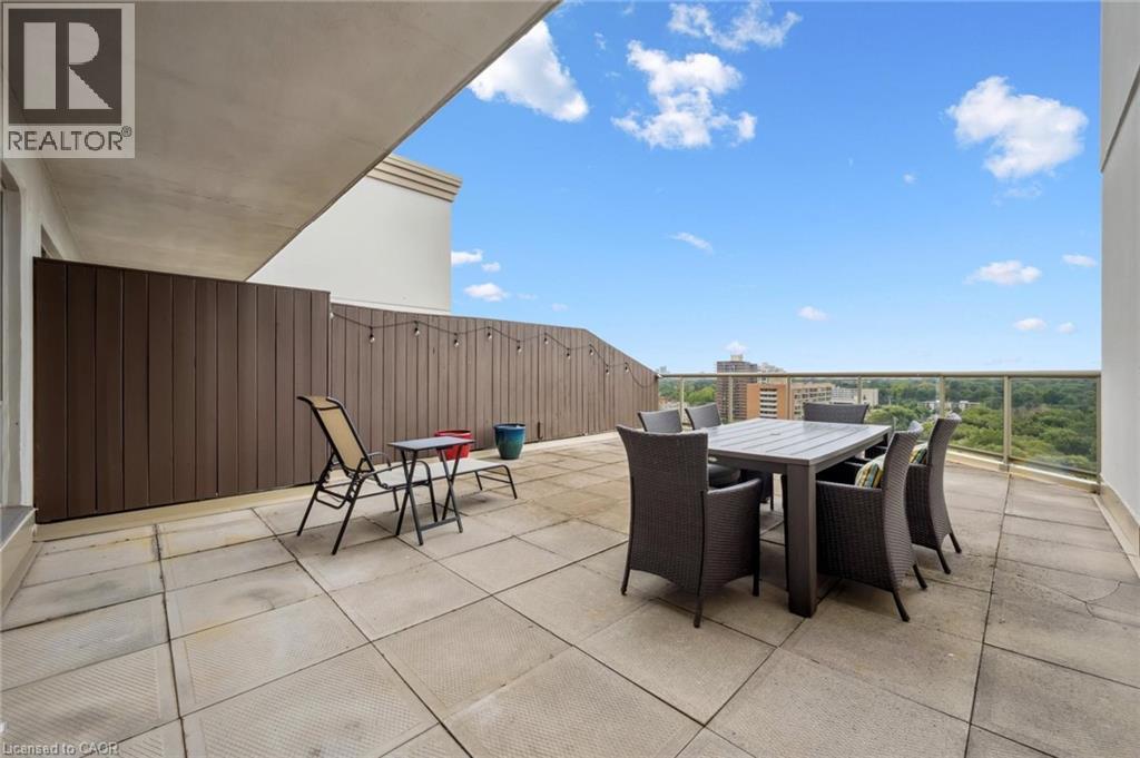 Terrace - 255 Keats Way Unit# 1303, Waterloo, ON - Outdoor With Exterior