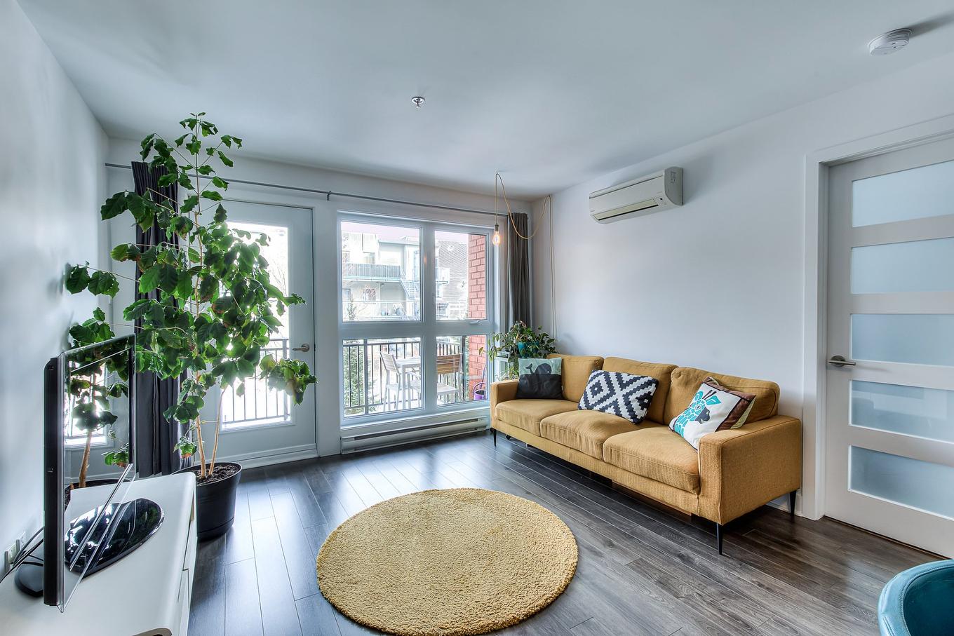 Salon - 209-2145 Rue St-Clément, Montréal (Mercier/Hochelaga-Maisonneuve), QC - Indoor Photo Showing Living Room