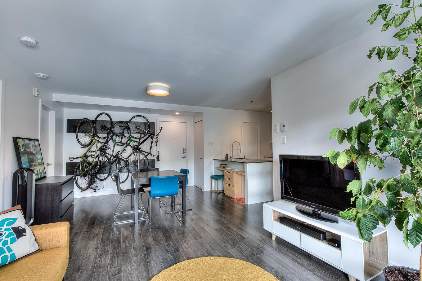 Vue d'ensemble - 209-2145 Rue St-Clément, Montréal (Mercier/Hochelaga-Maisonneuve), QC - Indoor Photo Showing Living Room