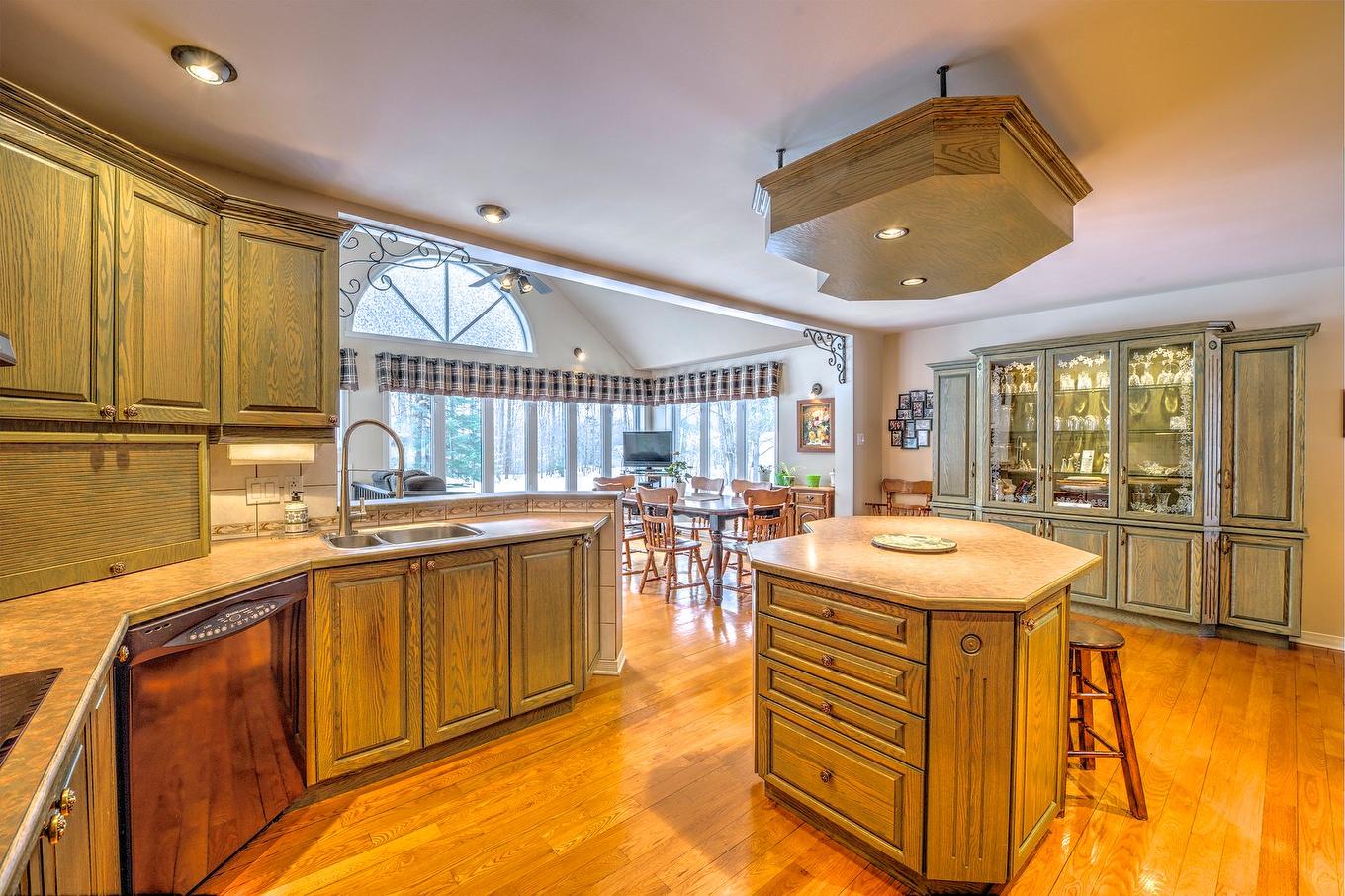 Cuisine - 27 Rue De L'Érablière O., Saint-Hippolyte, QC - Indoor Photo Showing Kitchen With Double Sink