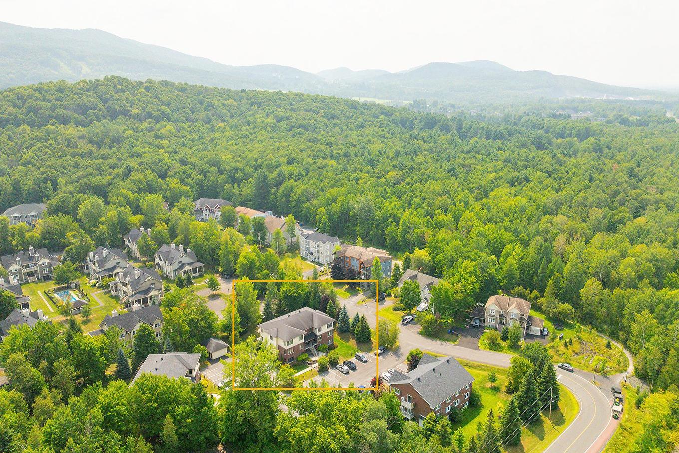 Aerial photo - 202-131 Rue De Laviolette, Bromont, QC - Outdoor With View