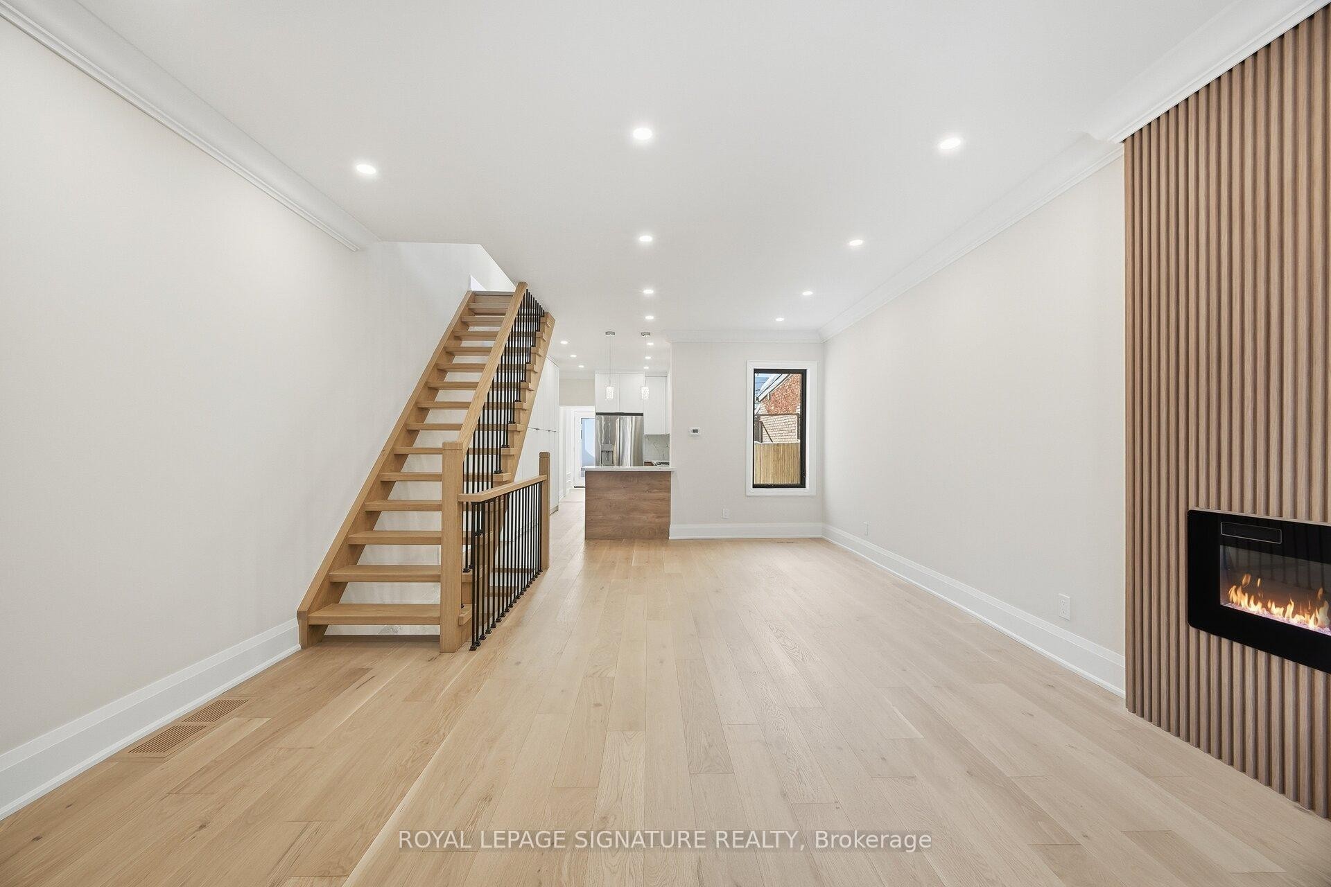 241 Maria Street, Toronto, ON - Indoor Photo Showing Other Room With Fireplace
