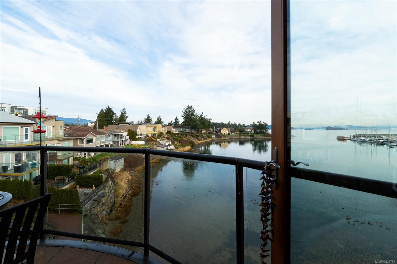 201-9949 Third St, Sidney, BC - Outdoor With Body Of Water With Balcony With View