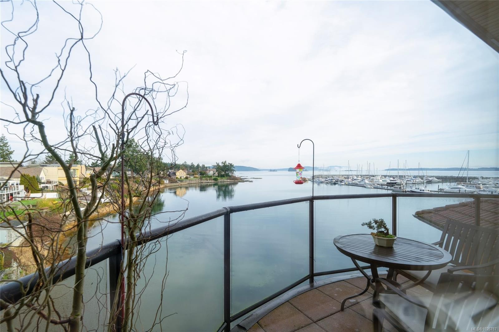 201-9949 Third St, Sidney, BC - Outdoor With Body Of Water With Balcony With View