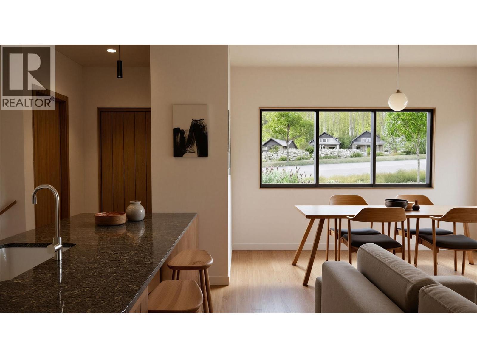 architect render - main floor - 409 Copper Road Unit# 3, Rossland, BC - Indoor