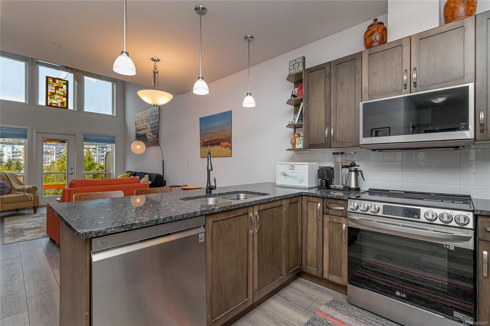 408-866 Brock Ave, Langford, BC - Indoor Photo Showing Kitchen With Double Sink
