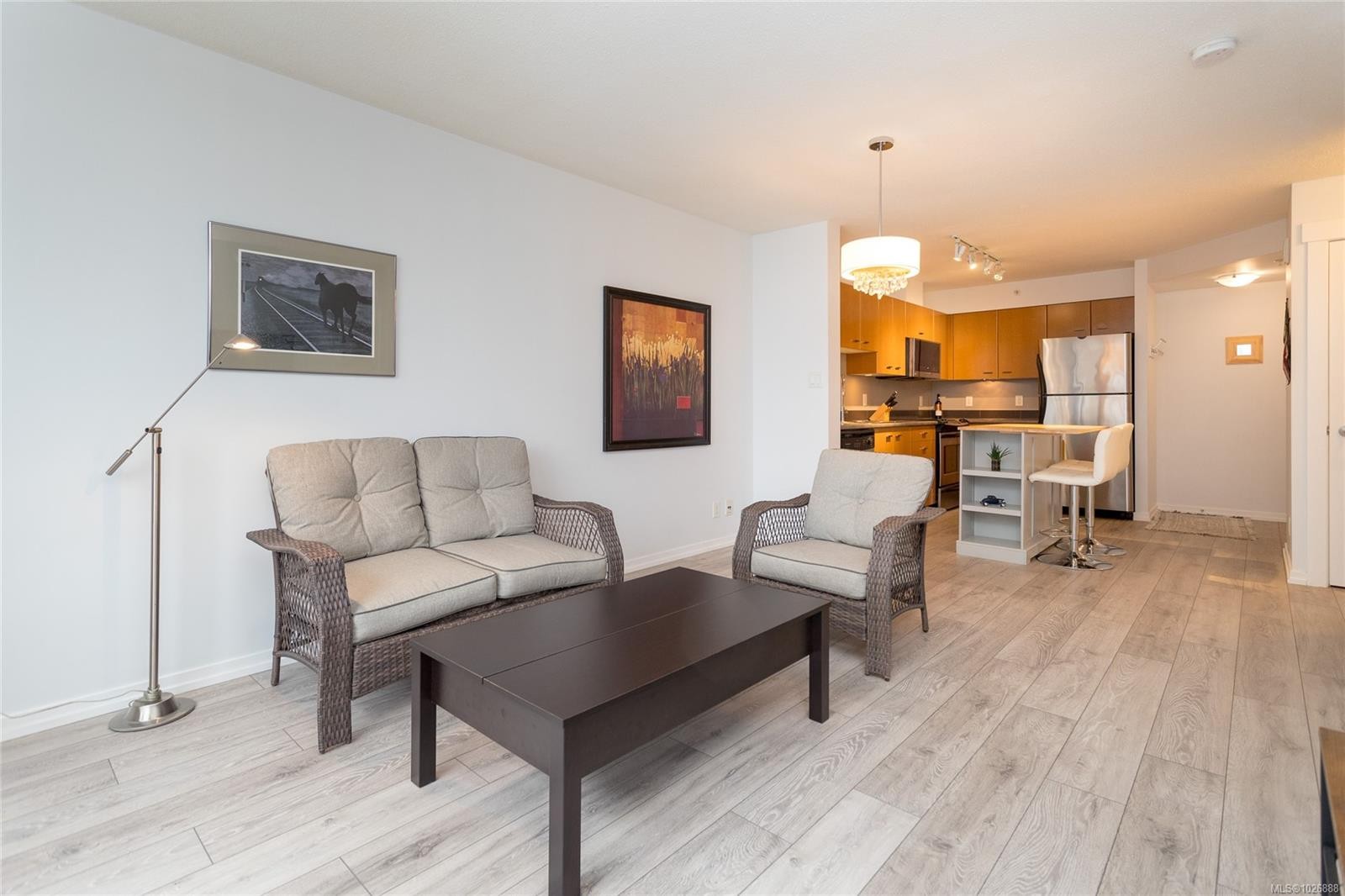 1006-751 Fairfield Rd, Victoria, BC - Indoor Photo Showing Living Room